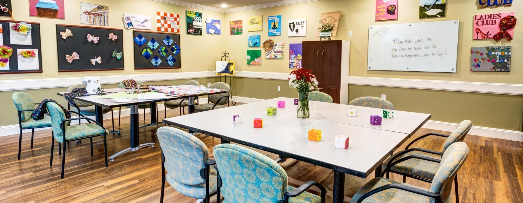 crafts and activities room