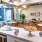 a kitchen with a large island